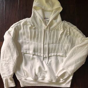 White Pleated FP Movement Hoodie